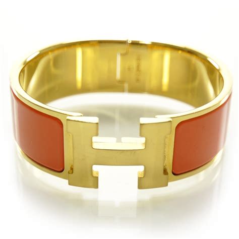 hermes clic clac h wide enamel bracelet|Hermes clic h price.